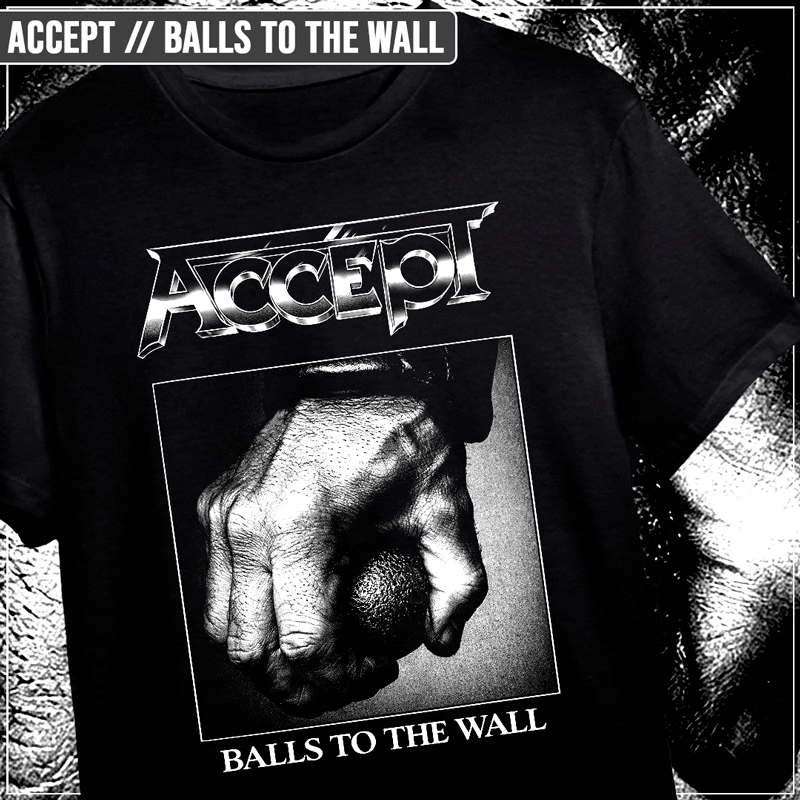 Remera "Accept: Balls to the wall"