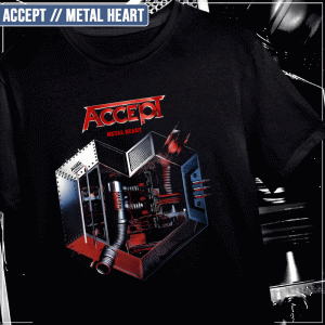 Remera "Accept: Metal Heart"