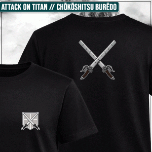 Remera "Attack on Titan: Chōkōshitsu Burēdo"