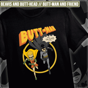 Remera "Beavis and Butt-Head: Butt-Man and Friend"