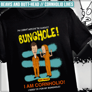 Remera "Beavis and Butt-Head: Cornholio Lives"