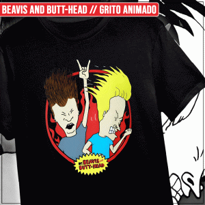 Remera "Beavis and Butt-Head: Grito Animado"