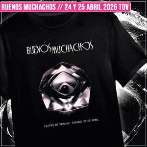 Remera "Buenos muchachos: 24 y 25 abril 2026 TDV"