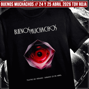 Remera "Buenos muchachos: 24 y 25 abril 2026 TDV roja"