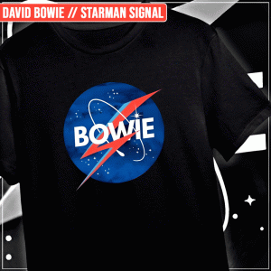 Remera "David Bowie: Starman Signal"