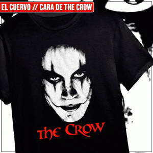 Remera "El Cuervo: Cara de The Crow"