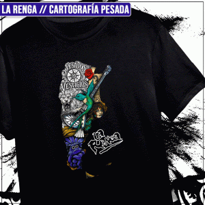 Remera "La Renga: Cartografía Pesada"