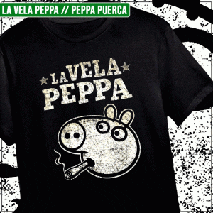 Remera "La Vela Peppa: Peppa Puerca"