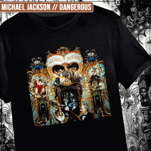 Remera "Michael Jackson; Dangerous"