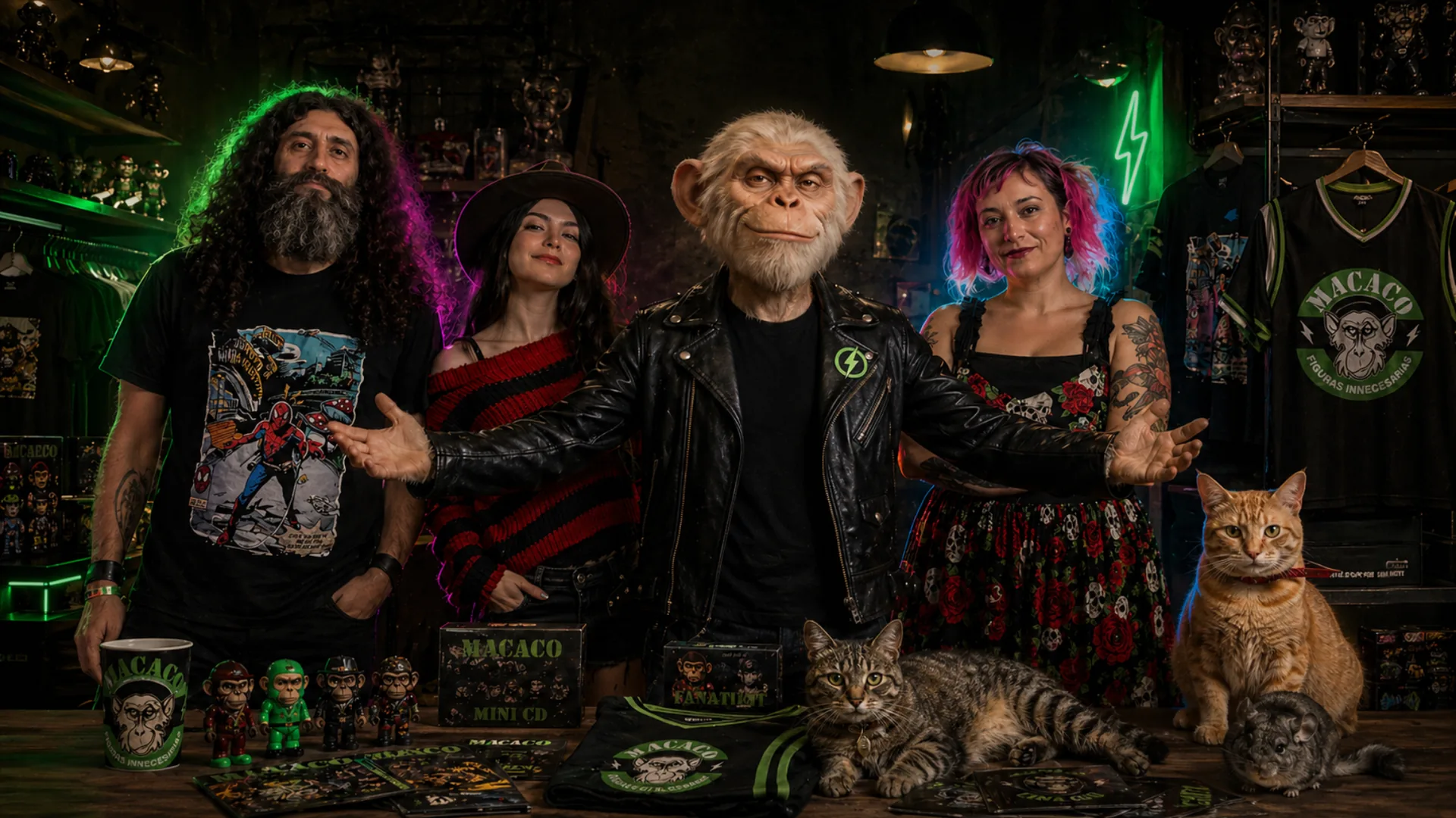 Equipo Macaco Figuras Innecesarias
