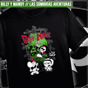 Remera "Billy y Mandy: Las Sombrías Aventuras"