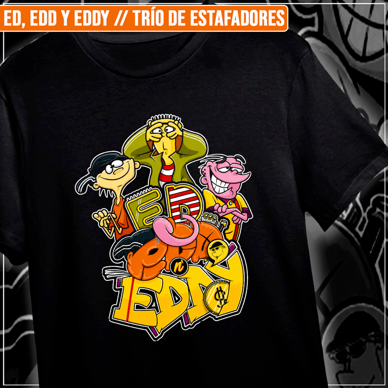 Remera "Ed, Edd y Eddy: Trío de Estafadores"