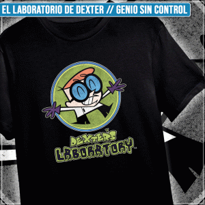 Remera "El Laboratorio de Dexter: Genio Sin Control"