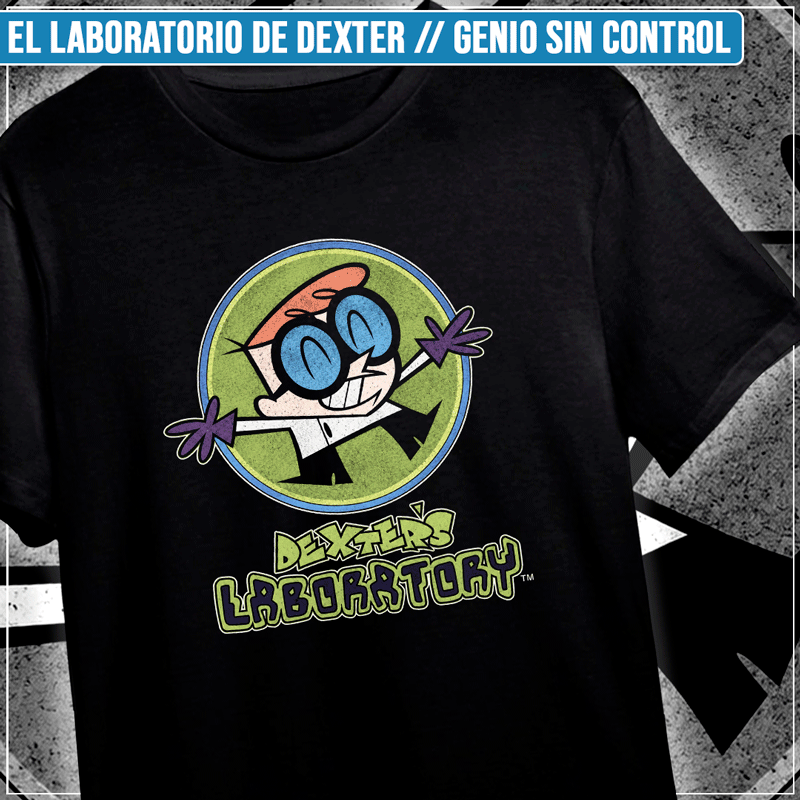 Remera "El Laboratorio de Dexter: Genio Sin Control"