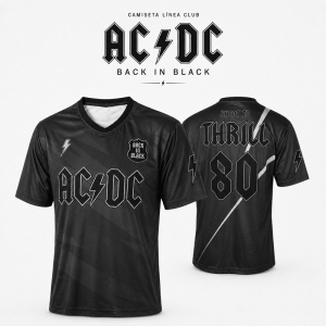 Camiseta Línea Club "ACDC: Back in black"