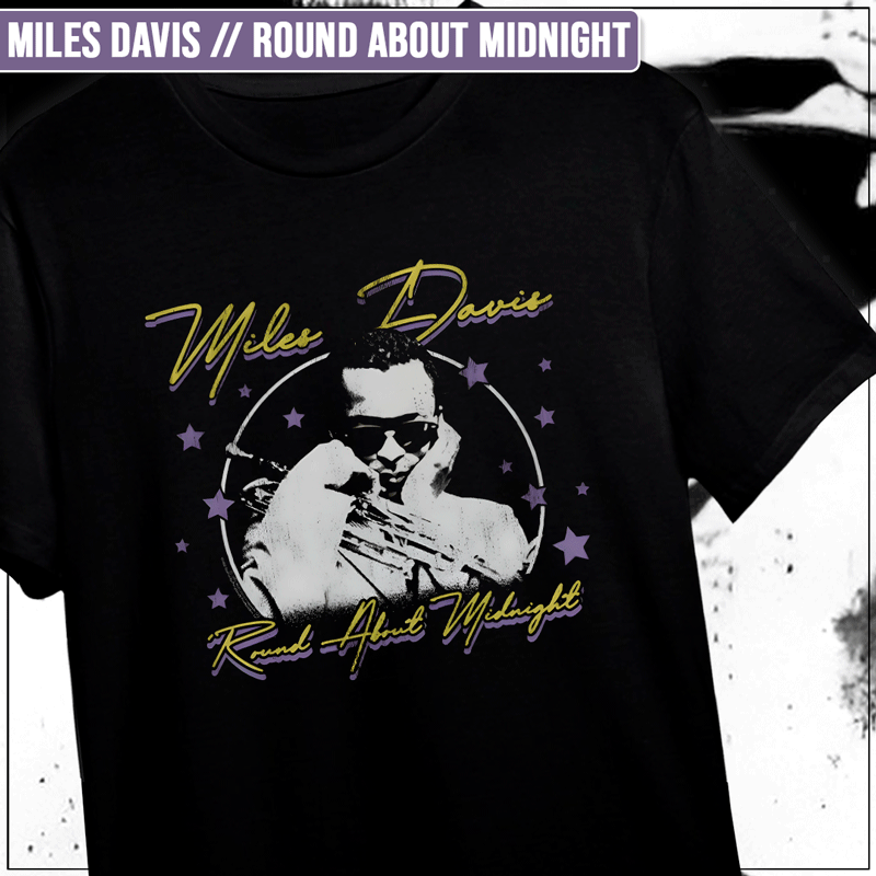 Remera "Miles Davis: Round About Midnight"