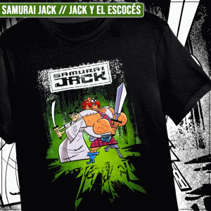 Remera "Samurai Jack: Jack y el Escocés"