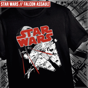 Remera "Star Wars: Falcon Assault"