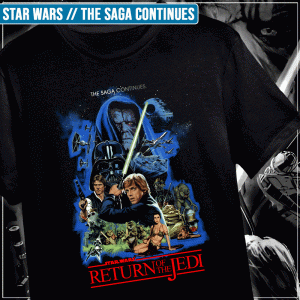 Remera "Star Wars: The Saga Continues"