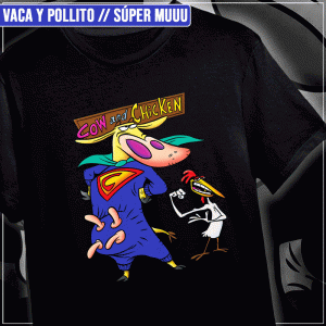 Remera "Vaca y Pollito: Súper Muuu"