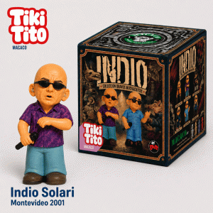 Figura Tiki Tito "Indio Solari: Montevideo 2001"