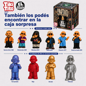 Figura Tiki Tito "Caja Secreta: Indio Solari"