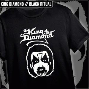 Remera "King Diamond: Black Ritual"