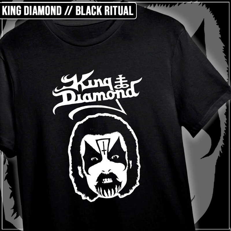 Remera "King Diamond: Black Ritual"