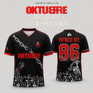 Camiseta Línea Club "Patricio Rey y sus redonditos de ricota: Oktubre 86"