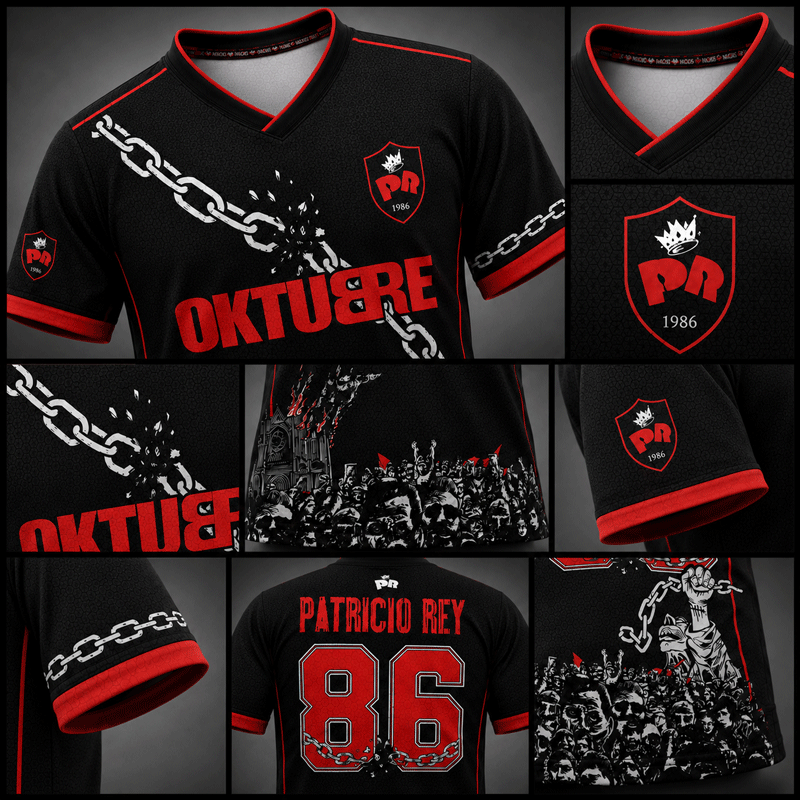 Camiseta Línea Club "Patricio Rey y sus redonditos de ricota: Oktubre 86" - Imagen 2