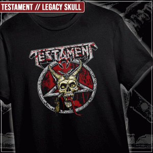 Remera "Testament: Legacy Skull"