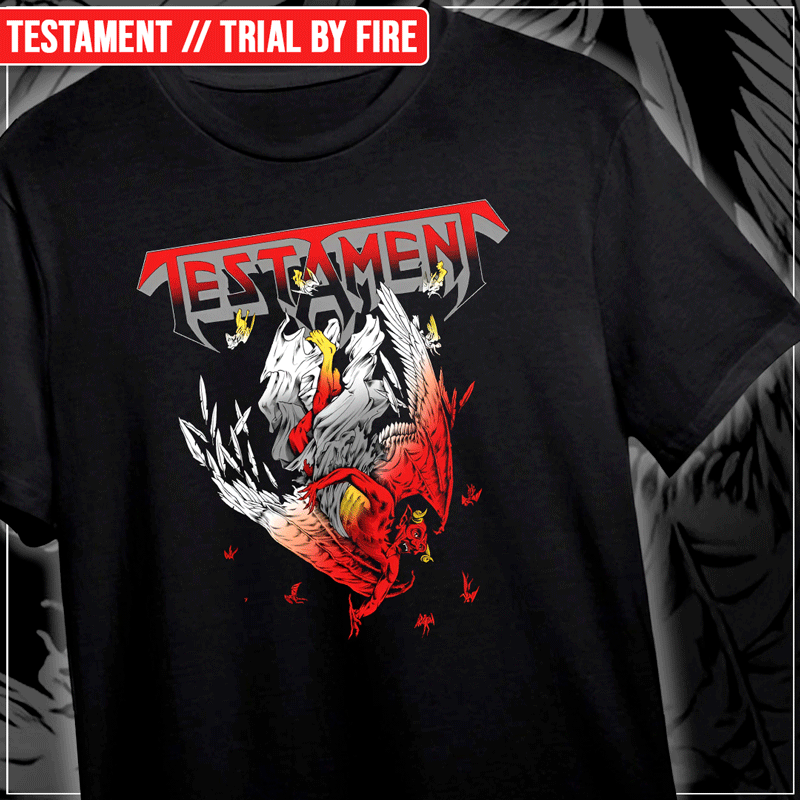 Remera "Testament: Trial by Fire"