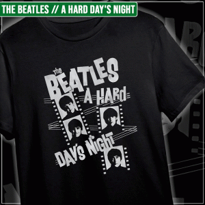 Remera "The Beatles: A Hard Day's Night"
