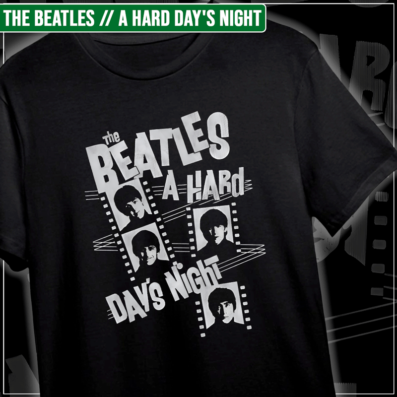 Remera "The Beatles: A Hard Day's Night"