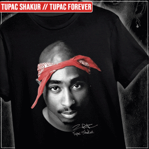 Remera "Tupac Shakur: Tupac Forever"