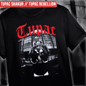 Remera "Tupac Shakur: Tupac Rebellion"
