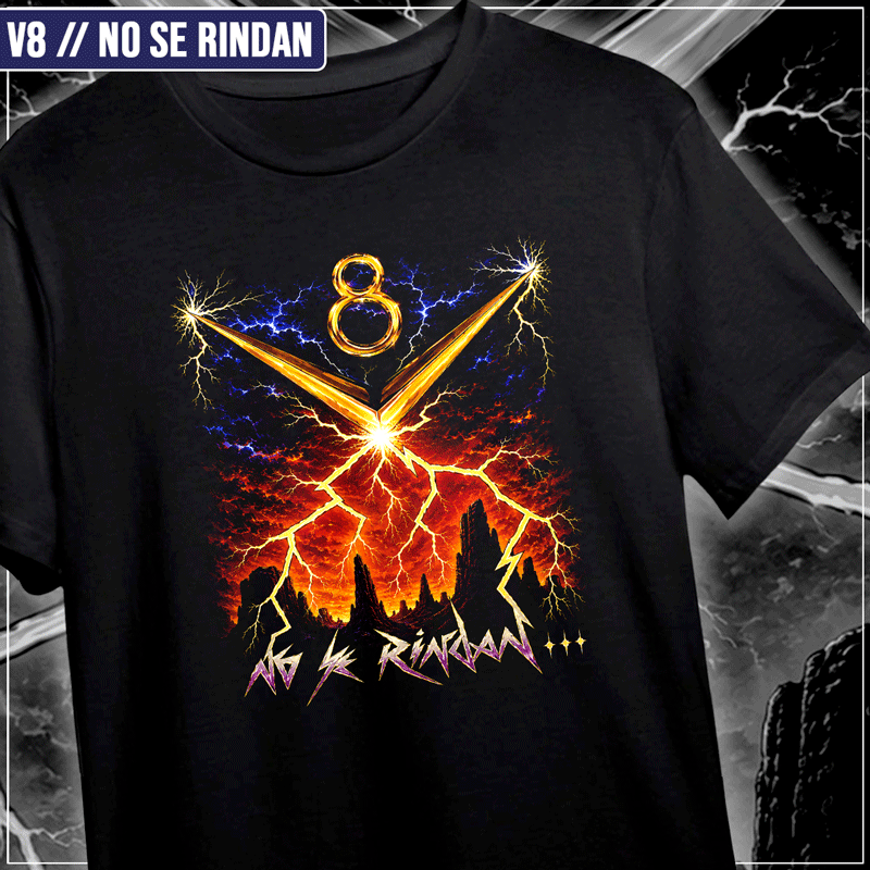 Remera "V8: No se rindan"