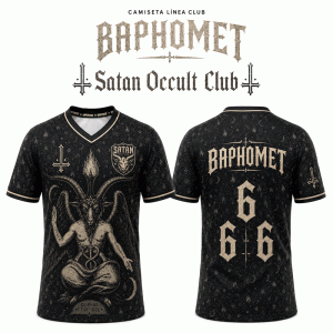Camiseta Línea Club "Satanic Occult Club: Baphomet"