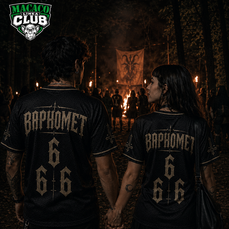 Camiseta Línea Club "Satanic Occult Club: Baphomet" - Imagen 4