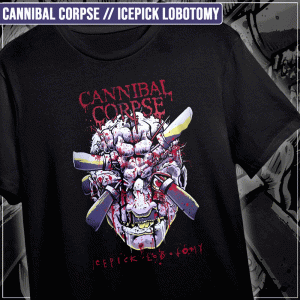 Remera "Cannibal Corpse: Icepick Lobotomy"