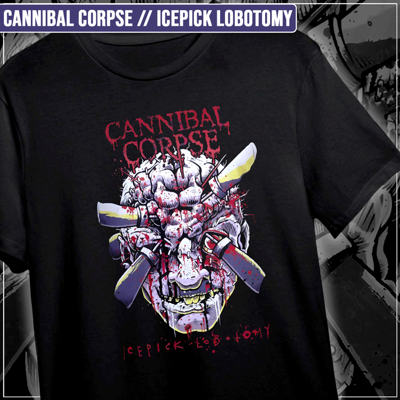 Remera "Cannibal Corpse: Icepick Lobotomy"