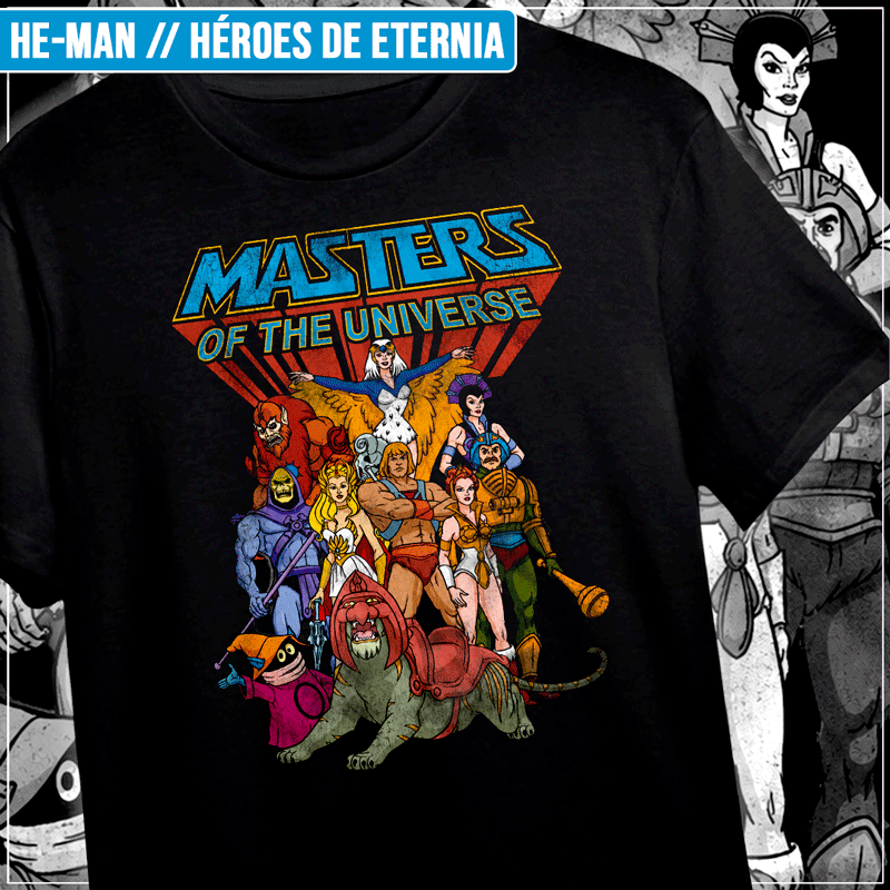 Remera "He-Man: Héroes de Eternia"