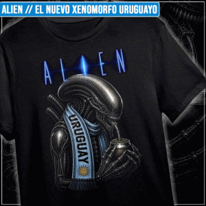 Remera "Alien: El Nuevo Xenomorfo Uruguayo"
