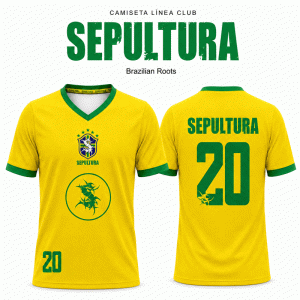 Camiseta Línea Club "Sepultura: Brazilian roots"