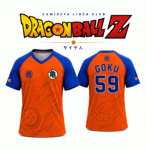 Camiseta Línea Club "Dragon Ball Z: Goku"