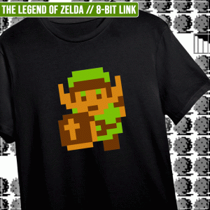 Remera "The Legend of Zelda: 8-Bit Link"