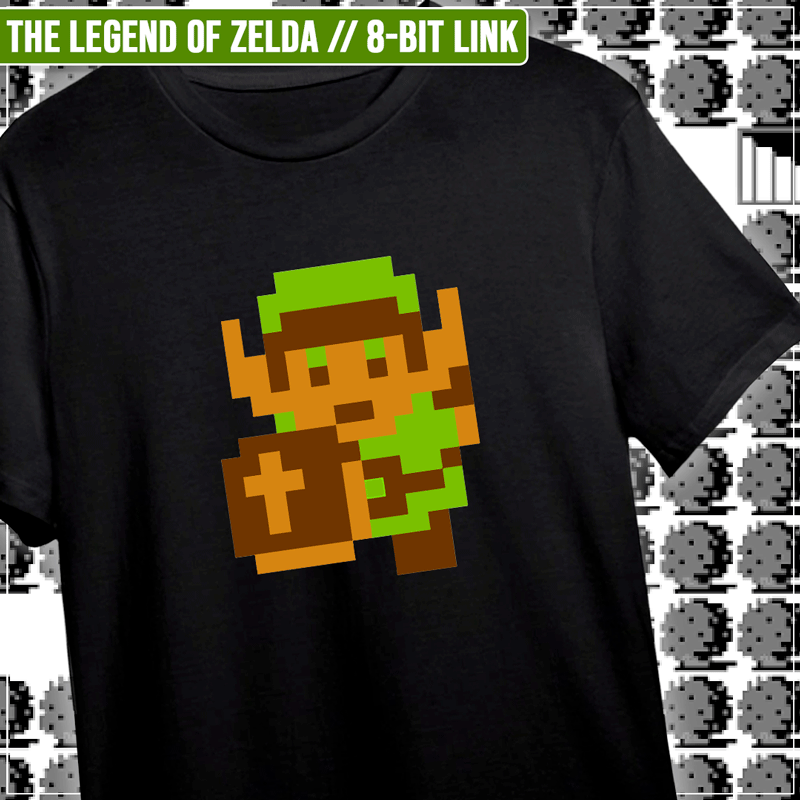 Remera "The Legend of Zelda: 8-Bit Link"