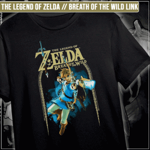 Remera "The Legend of Zelda: Breath of the Wild Link"