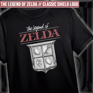 Remera "The Legend of Zelda: Classic Shield Logo"
