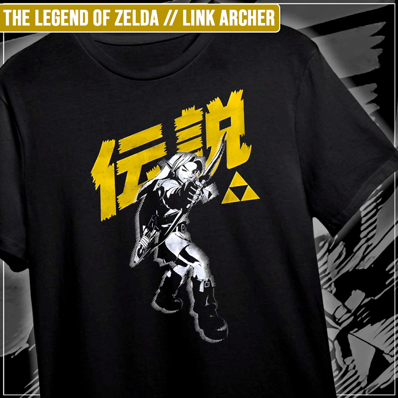 Remera "The Legend of Zelda: Link Archer"